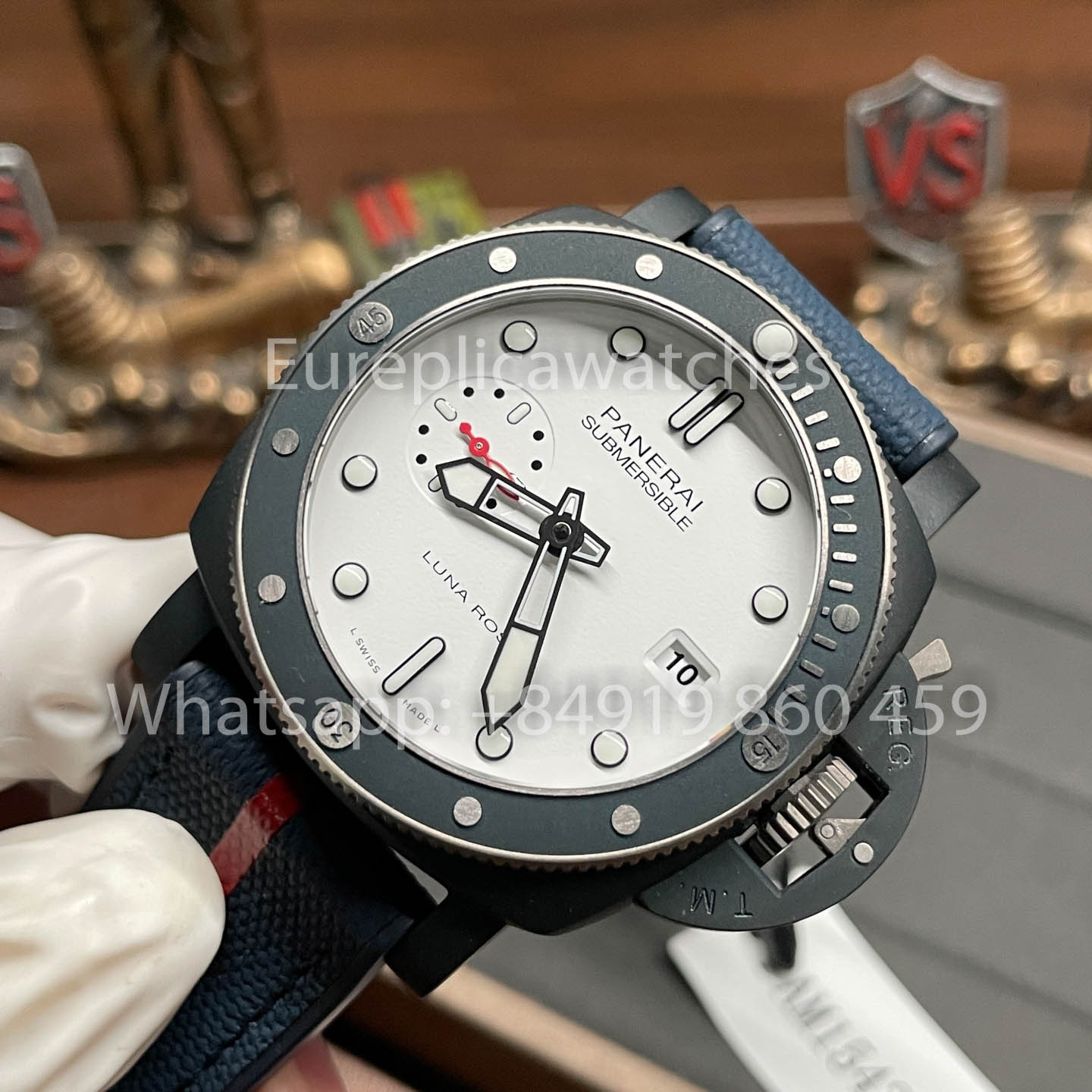 Panerai Submersible PAM 1543 QuarantaQuattro Luna Rossa 1:1 Best Clone VS Fabbrica