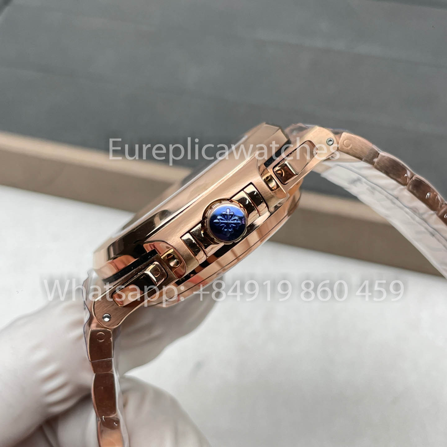 Patek Philippe Nautilus 5980/1R-001 1:1 edizione migliore 3K Fabbrica V2 quadrante nero