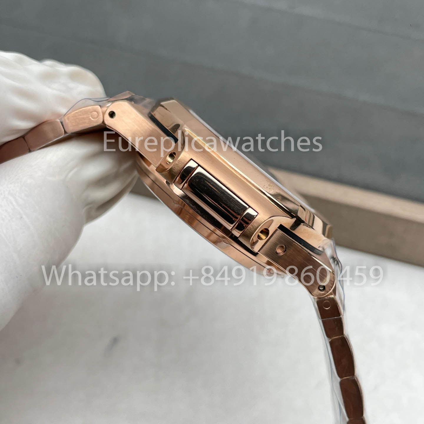 Patek Philippe Nautilus 5980/1R-001 1:1 edizione migliore 3K Fabbrica V2 quadrante nero