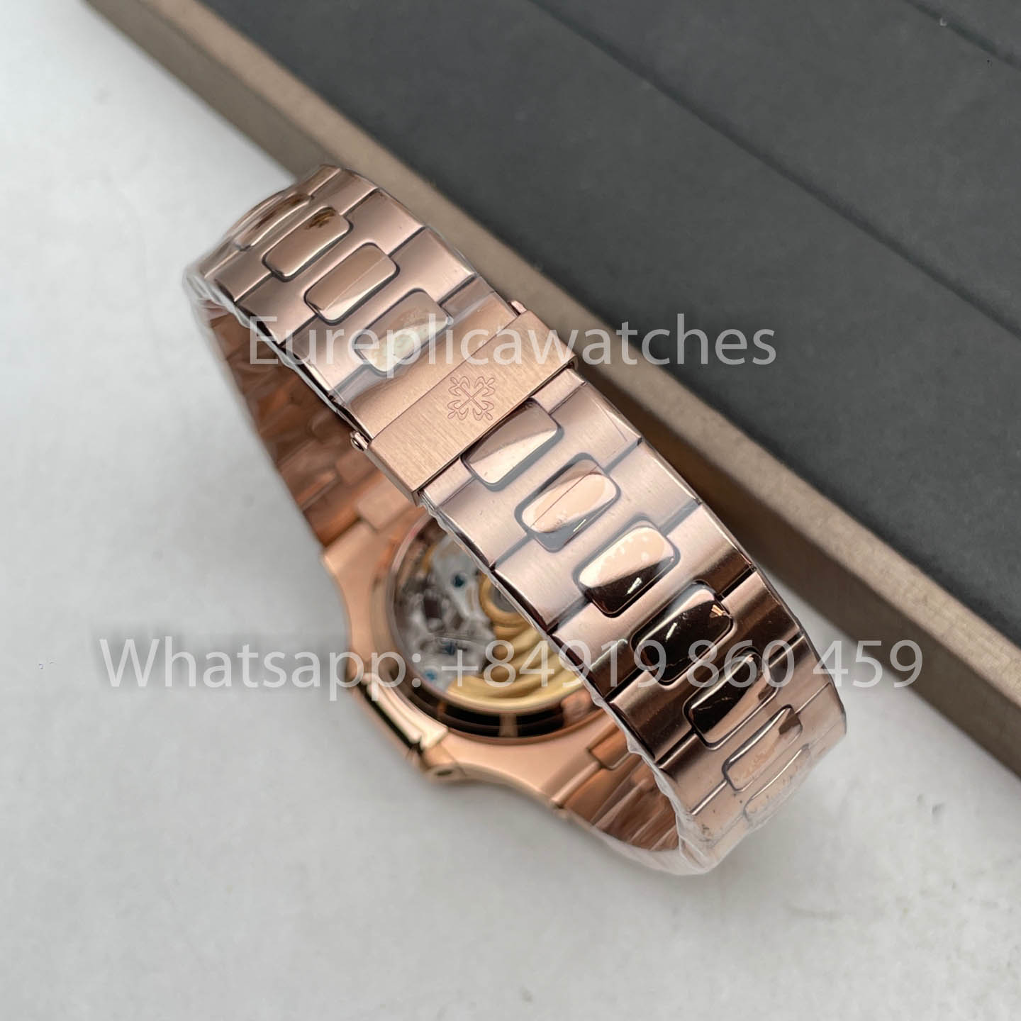 Patek Philippe Nautilus 5980/1R-001 1:1 edizione migliore 3K Fabbrica V2 quadrante nero
