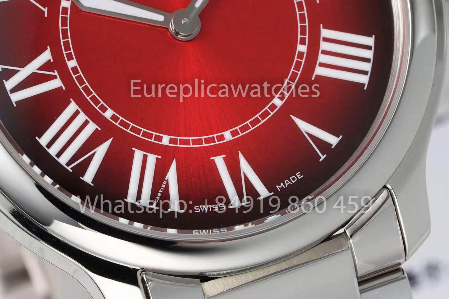 Cartier Ronde Must De Cartier 36mm 1:1 Best Clone AF Fabbrica Red cuadrante