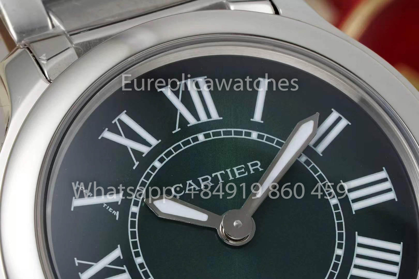 Cartier Ronde Must De Cartier 29mm 1:1 Best Clone AF Fabbrica quadrante verde