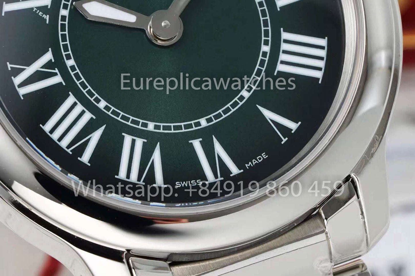 Cartier Ronde Must De Cartier 29mm 1:1 Best Clone AF Fabbrica quadrante verde