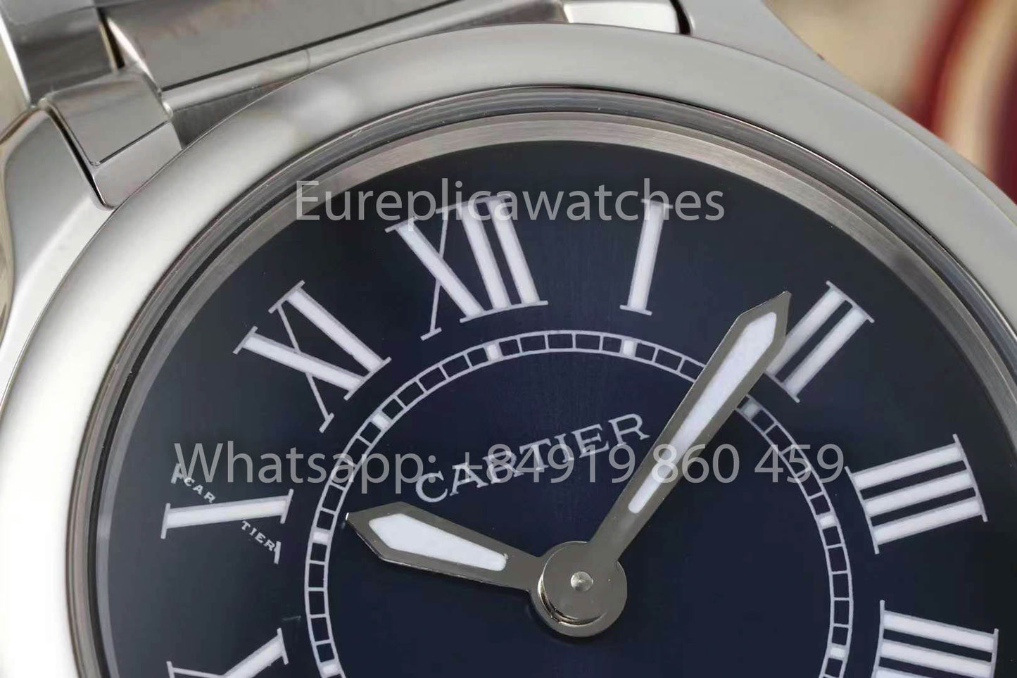 Cartier Ronde Must De Cartier 29mm 1:1 Best Clone AF Fabbrica quadrante blu