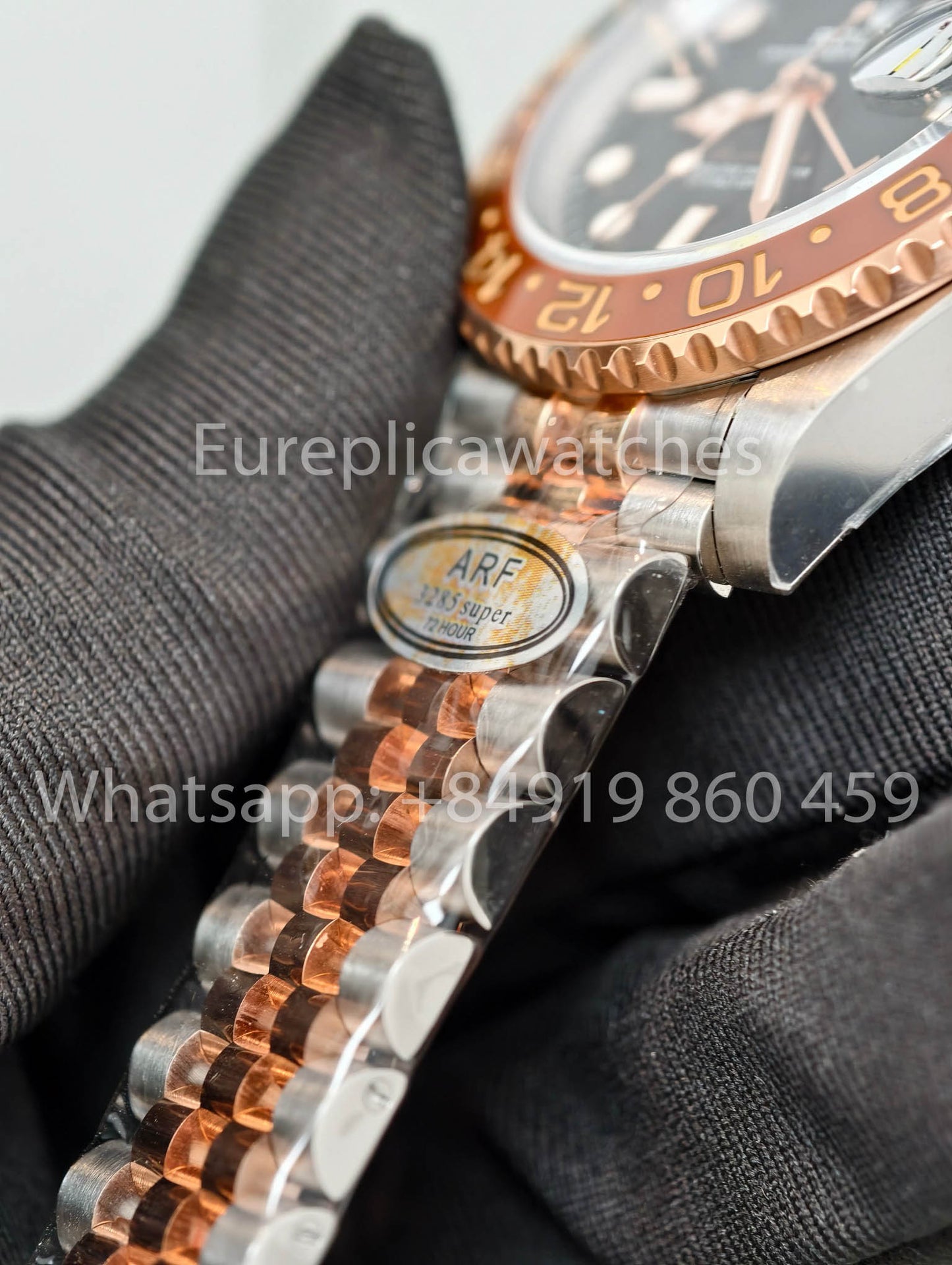 Rolex GMT Master II M126711chnr-0002 1:1 Mejor clon Jubilee cinturino ARF Fabbrica