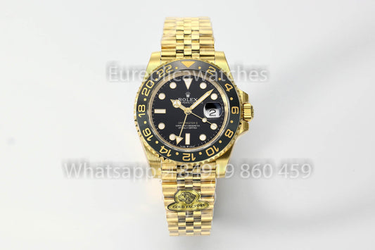 Rolex GMT Master II M126718GRNR-0001 Jubilee cinturino 1:1 Best Clone Oro Fabbrica V3 Ultimate
