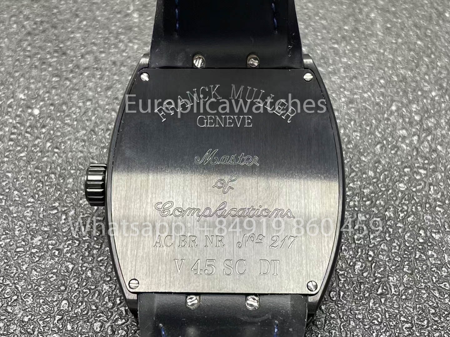 Franck Muller Vanguard V45 Vanguard Classical 1:1 Best Clone quadrante blu
