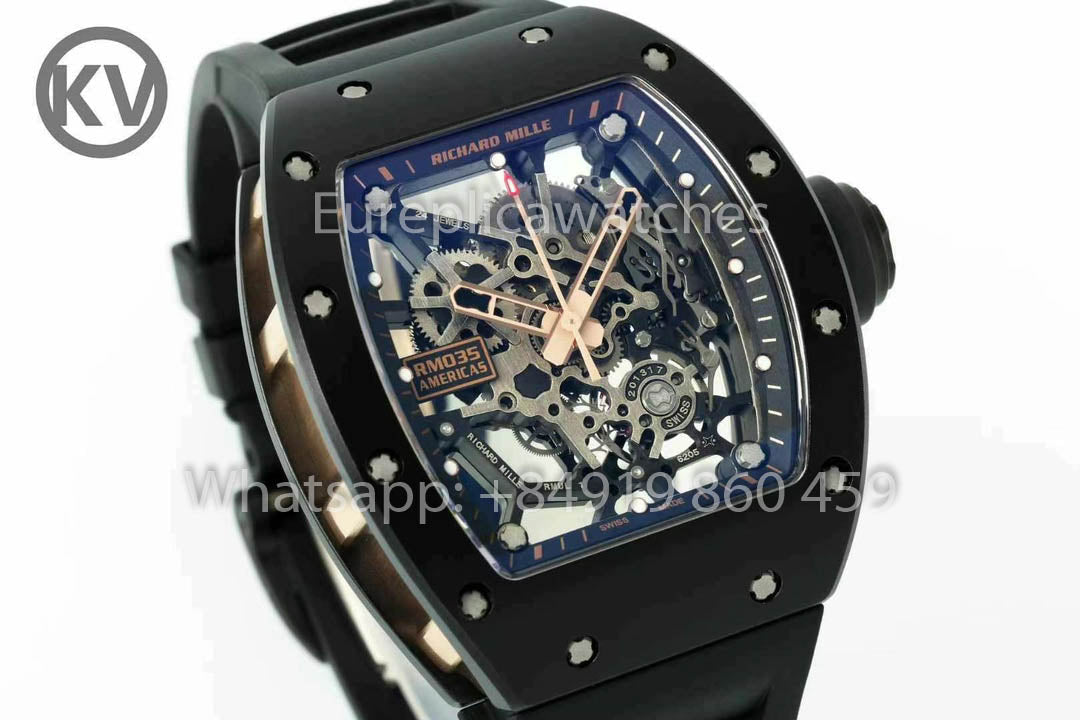Richard Mille RM035 Rafael Nadal Americas edición limitada 1:1 Best Clone KV Fabbrica