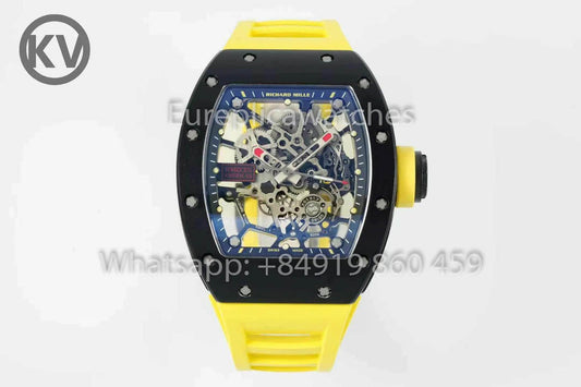 Richard Mille RM035 Toro Americas Edition 1:1 Best Clone KV Fabbrica Yellow cinturino