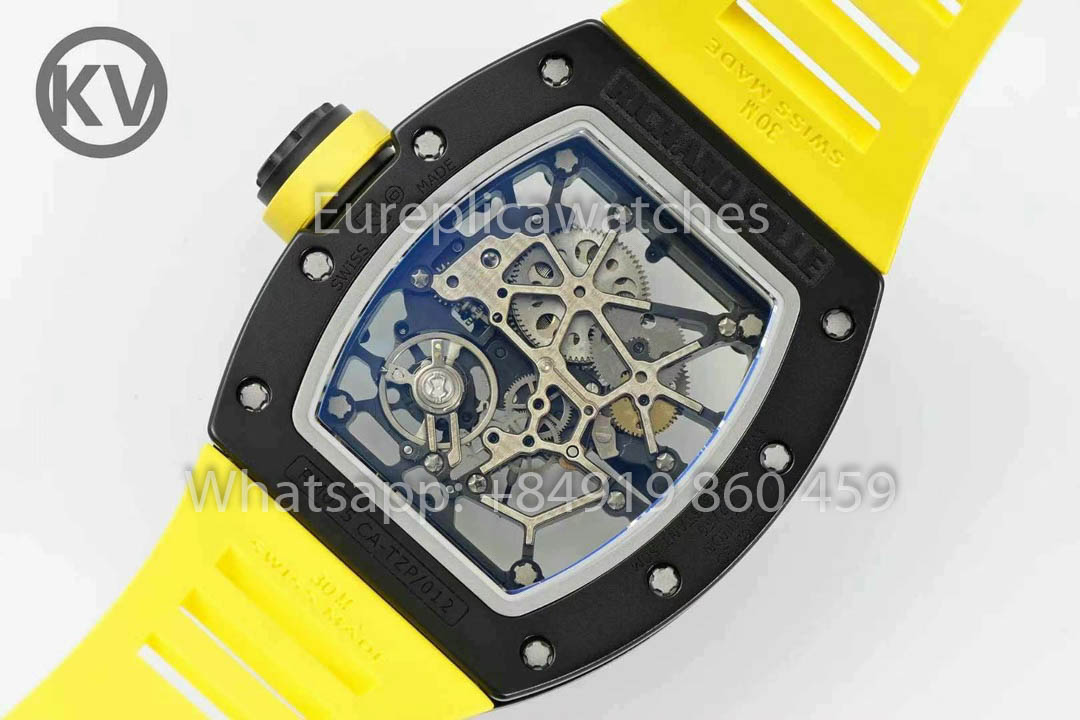 Richard Mille RM035 Toro Americas Edition 1:1 Best Clone KV Fabbrica Yellow cinturino