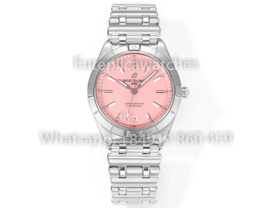 Breitling Chronomat 36 UNWORN 2022 A10380591L1A1 Series 1:1 Super Clone BLS Fabbrica Pink quadrante