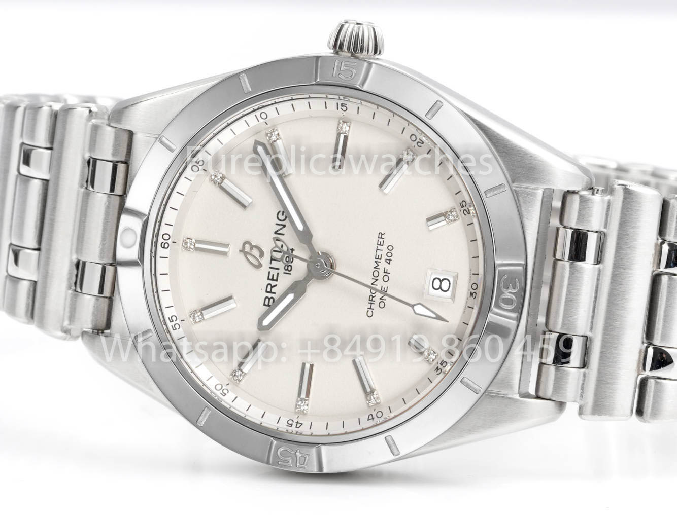 Breitling Chronomat 36 UNWORN 2022 A10380591L1A1 Series 1:1 Super Clone BLS Fabbrica quadrante bianco