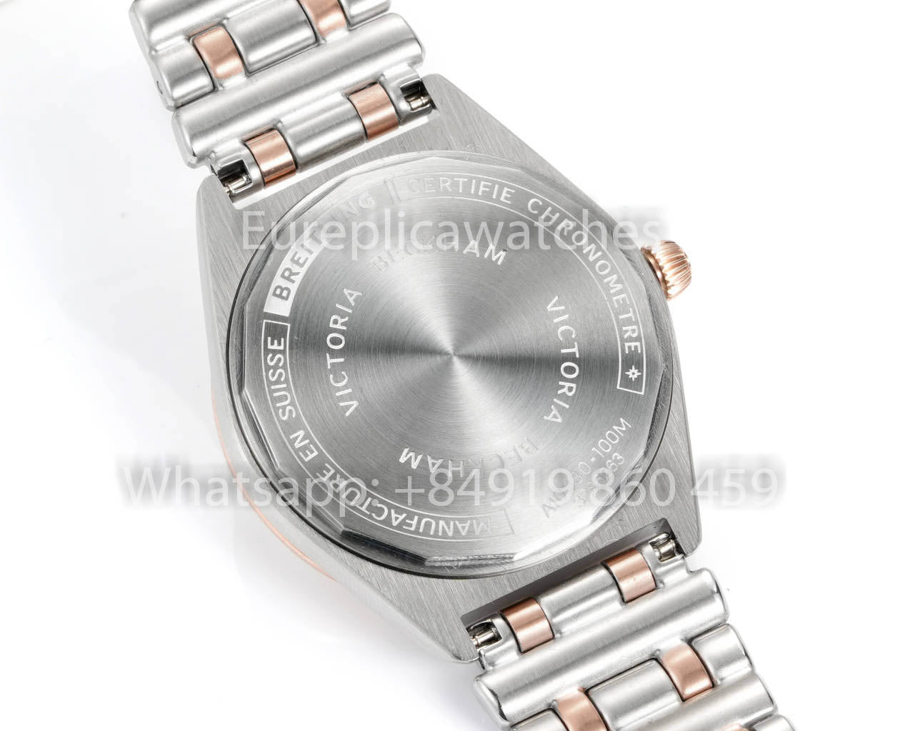 Breitling Chronomat 36 UNWORN 2022 A10380591L1A1 Series 1:1 Super Clone BLS Fabbrica quadrante bianco Argento and rosse Oro