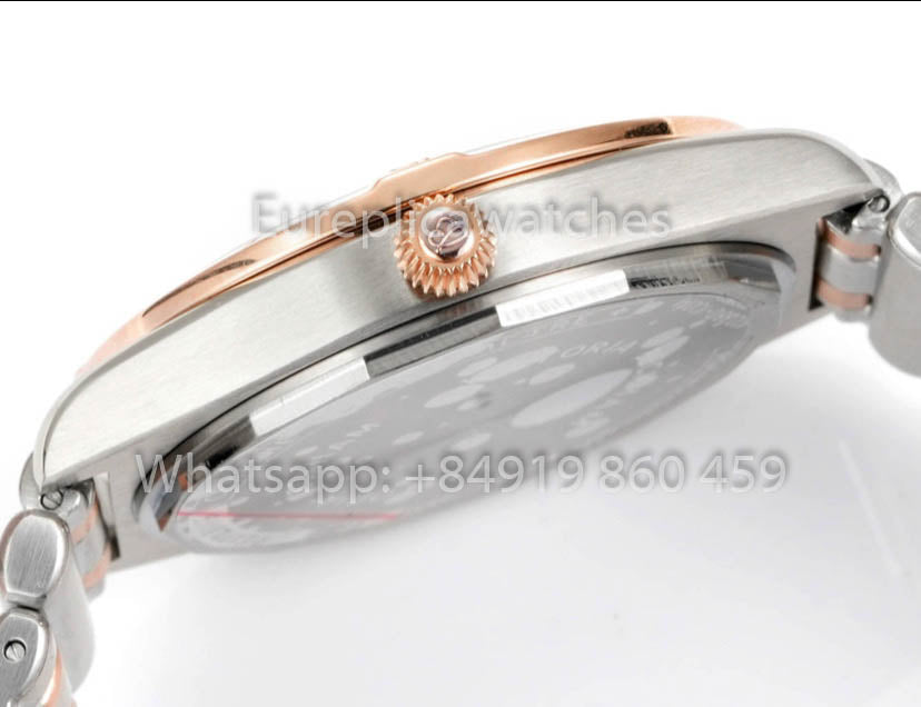Breitling Chronomat 36 UNWORN 2022 A10380591L1A1 Series 1:1 Super Clone BLS Fabbrica MOP Argento and rosse Oro