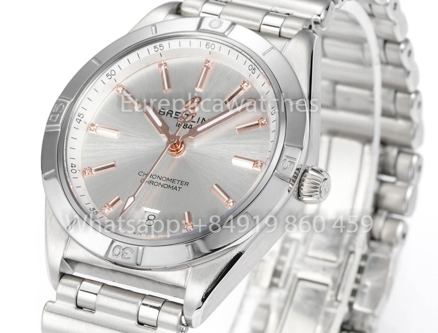 Breitling Chronomat 36 UNWORN 2022 A10380591L1A1 Series 1:1 Super Clone BLS Fabbrica Pointer Rosa Oro