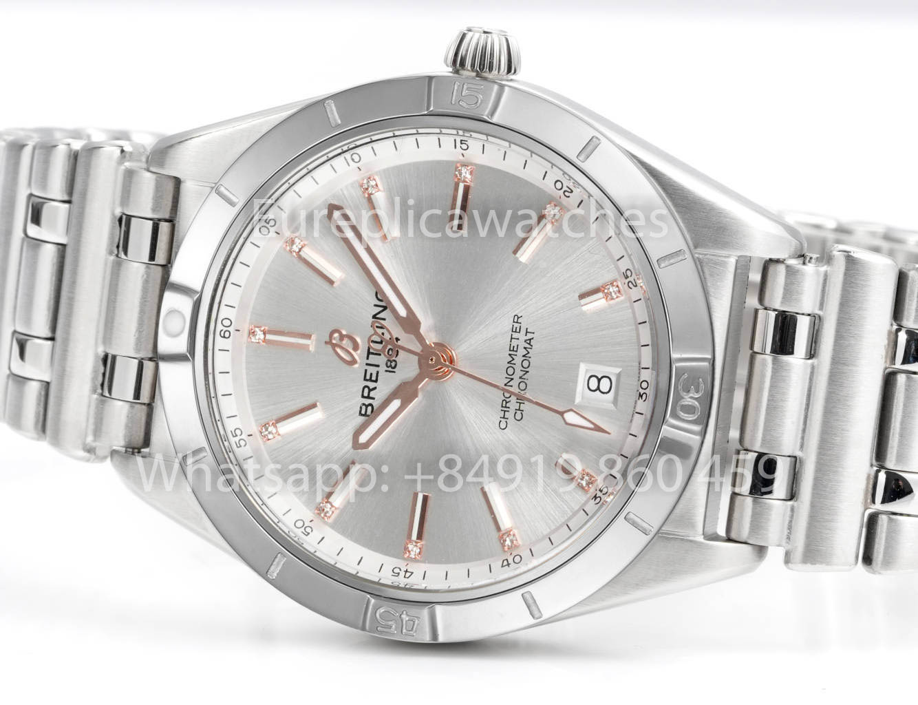 Breitling Chronomat 36 UNWORN 2022 A10380591L1A1 Series 1:1 Super Clone BLS Fabbrica Pointer Rosa Oro