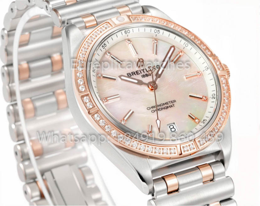 Breitling Chronomat 36 UNWORN 2022 A10380591L1A1 Series 1:1 Super Clone BLS Fabbrica Mother of Pearl quadrante