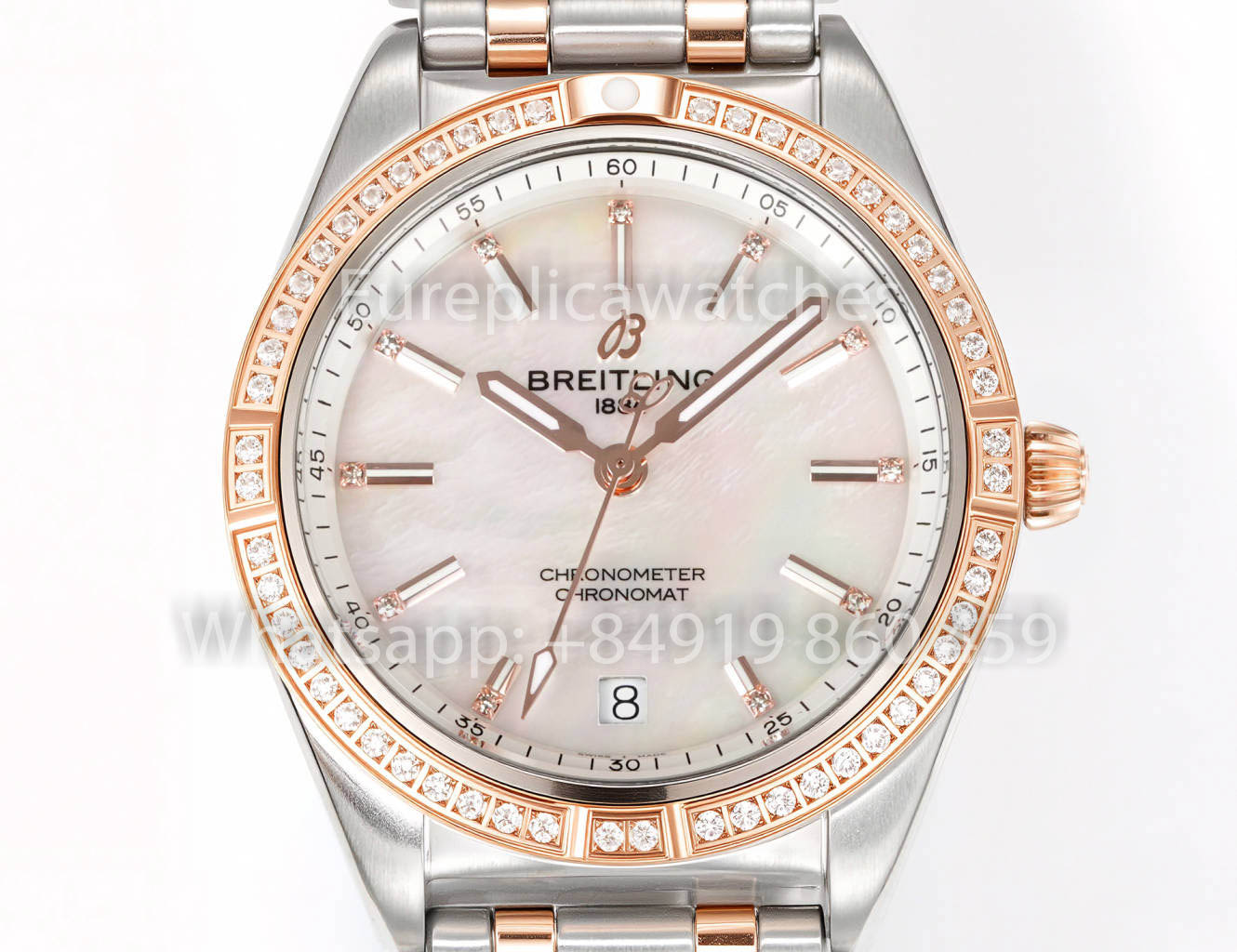 Breitling Chronomat 36 UNWORN 2022 A10380591L1A1 Series 1:1 Super Clone BLS Fabbrica Mother of Pearl quadrante