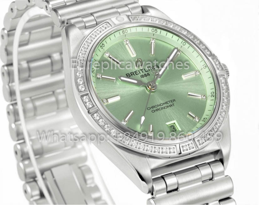 Breitling Chronomat 36 UNWORN 2022 A10380591L1A1 Series Iced Blu 1:1 Best Clone BLS Fabbrica