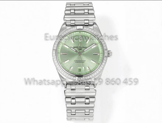 Breitling Chronomat 36 UNWORN 2022 A10380591L1A1 Series Iced Blu 1:1 Best Clone BLS Fabbrica