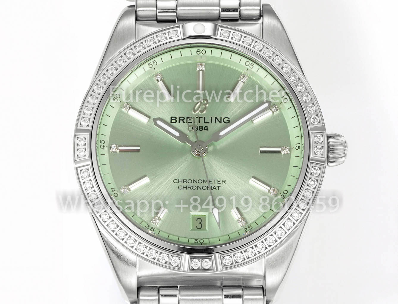 Breitling Chronomat 36 UNWORN 2022 A10380591L1A1 Series Iced Blu 1:1 Best Clone BLS Fabbrica