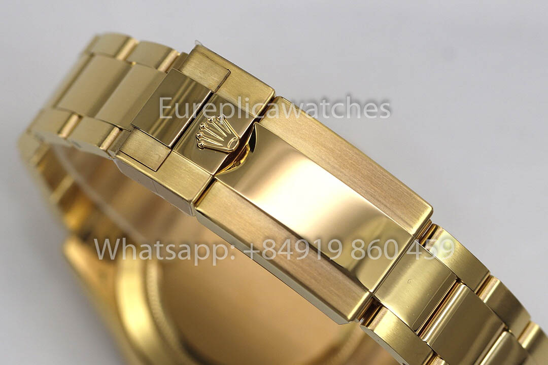 Rolex Yellow Gold Daytona 40 Green Arabic Dial 116508  1:1 Super Clone ZF Fabbrica Weighted Edition