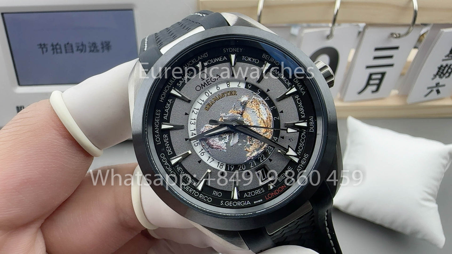 Omega Seamaster 220.92.43.22.99.001 Aqua-Terra Worldtimer versione migliore 1:1 VS Fabbrica