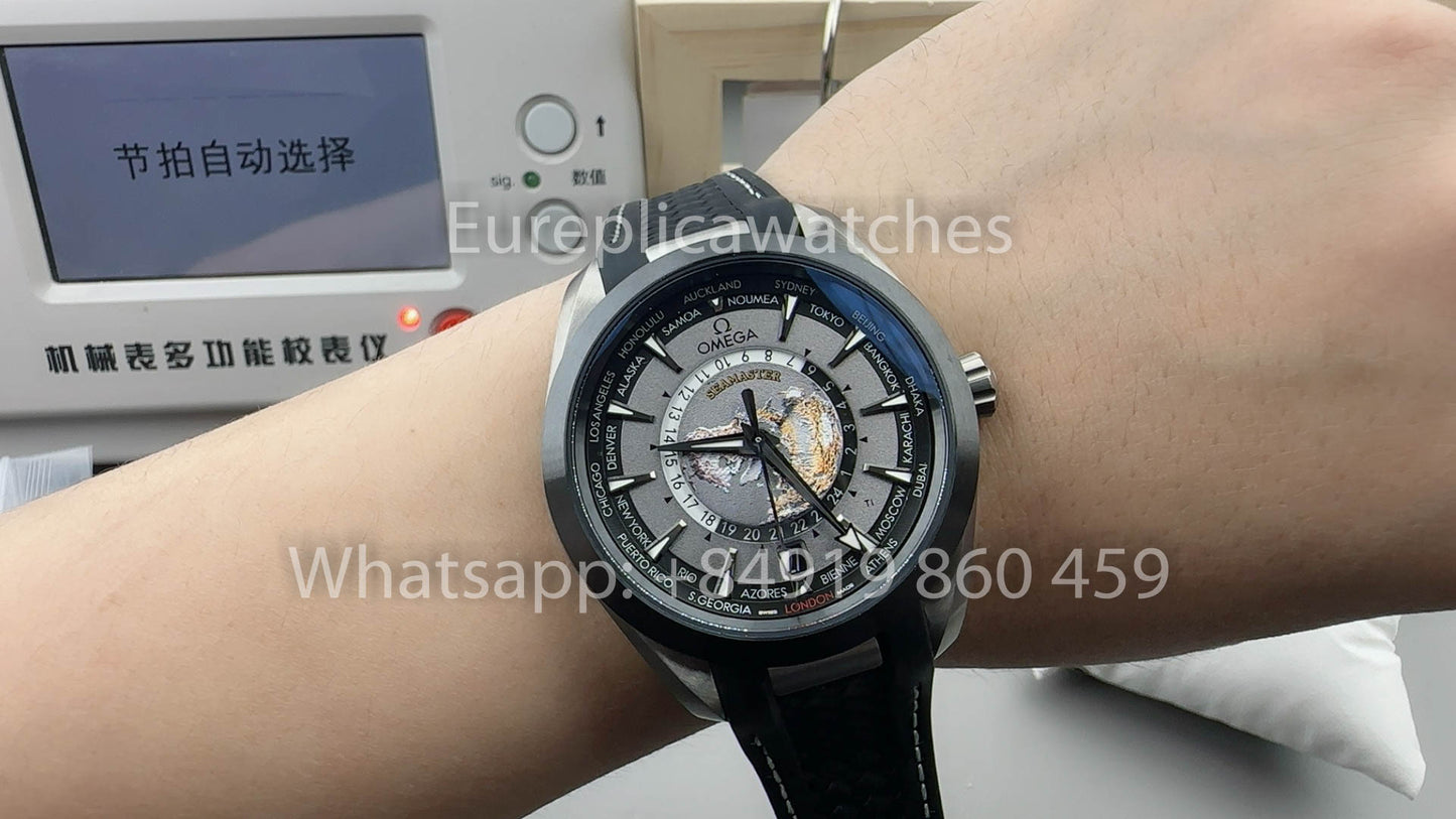 Omega Seamaster 220.92.43.22.99.001 Aqua-Terra Worldtimer versione migliore 1:1 VS Fabbrica