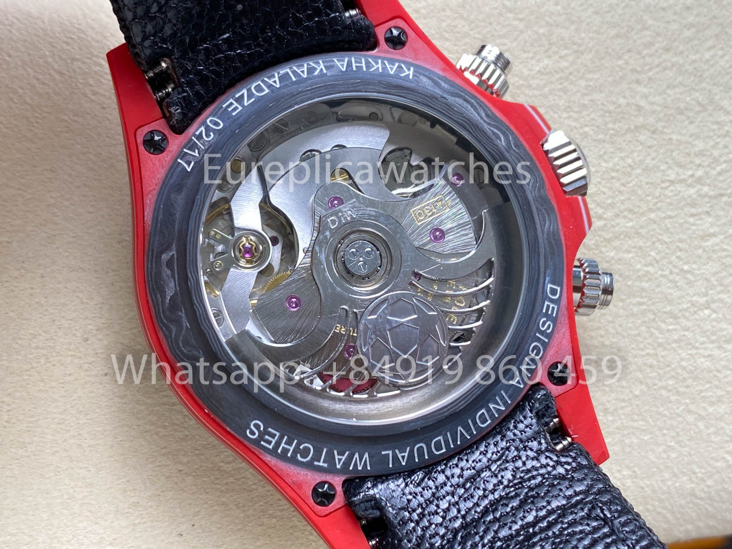 Rolex Daytona Diw KAKHA KALADZE Red Carbonio Diw Fabbrica 1:1 Super Clone
