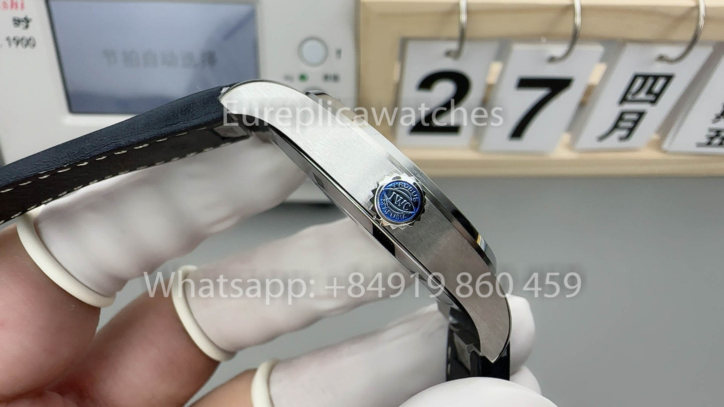 IWC Pilot IW328203 versión mejorada 1:1 V7 Fabbrica esfera azul