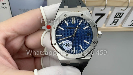 Audemars Piguet Royal Oak 15510OR.OO.D315CR.02  APS Fabbrica versione migliore 1:1 quadrante blu Gomma cinturino