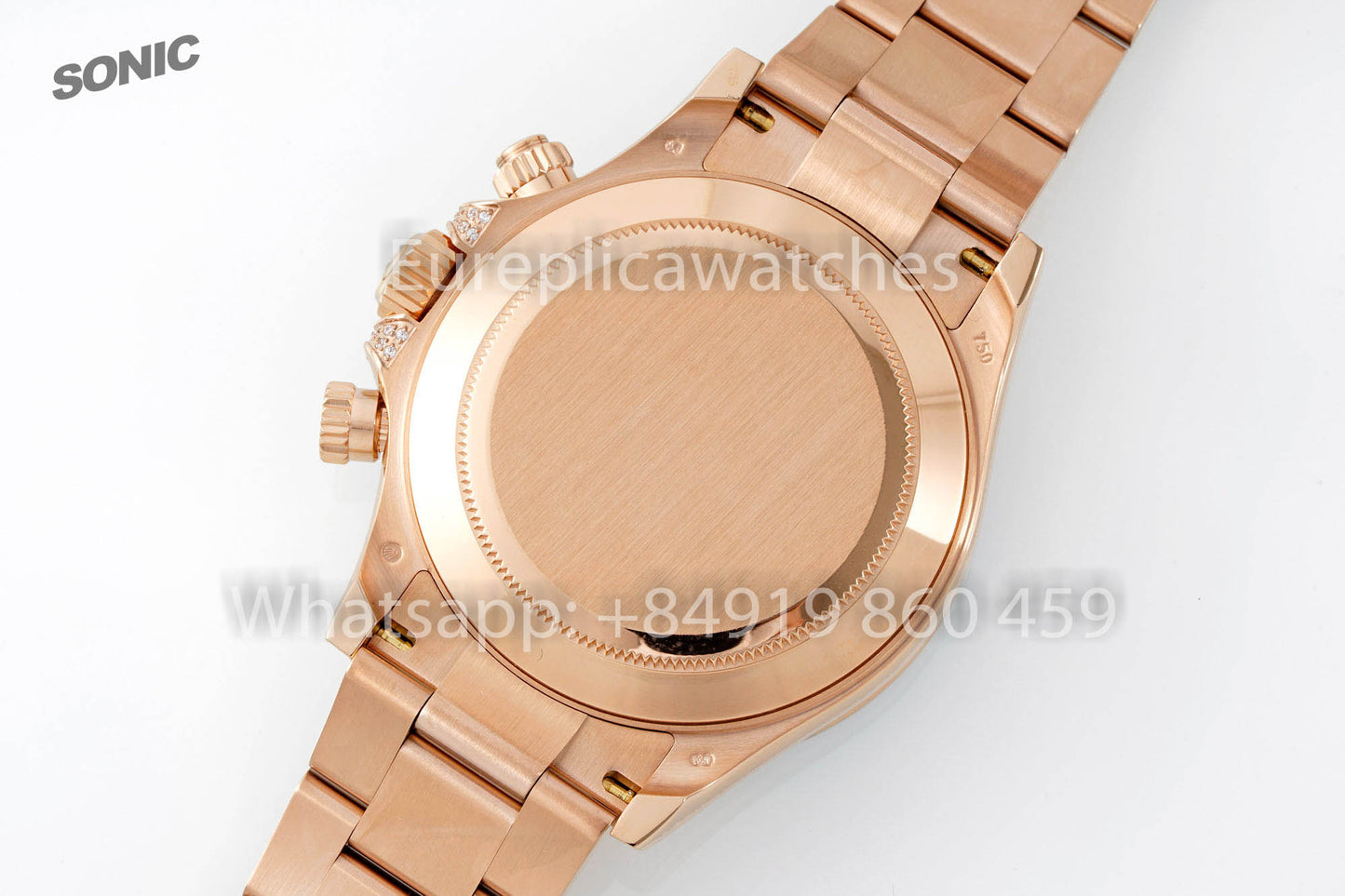 Rolex Daytona Rainbow Diamond Dial Rose Gold 40mm 1:1 Super Clone Sonic Fabbrica