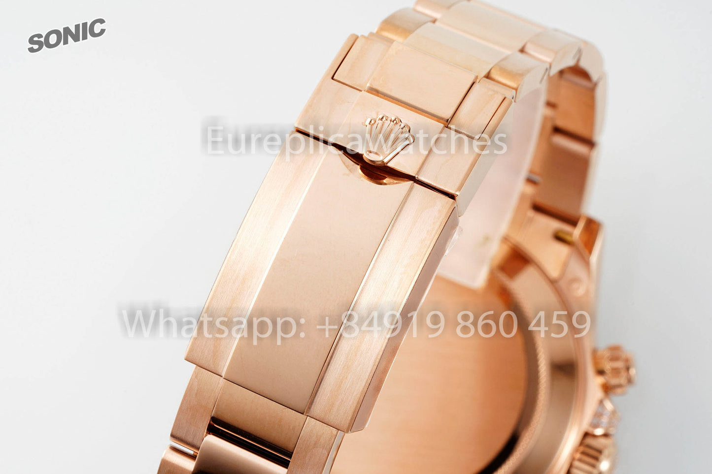 Rolex Daytona Rainbow Diamond Dial Rose Gold 40mm 1:1 Super Clone Sonic Fabbrica