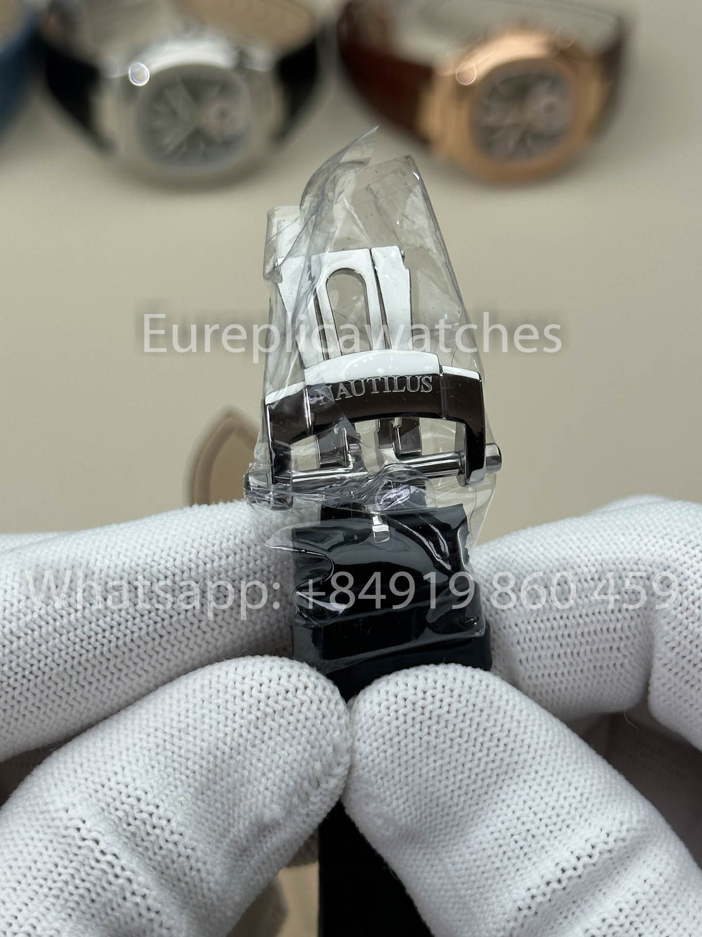 Patek Philippe Nautilus 5980/1A-019 versione migliore 1:1 3K Fabbrica V3 Upgraded Pelle cinturino