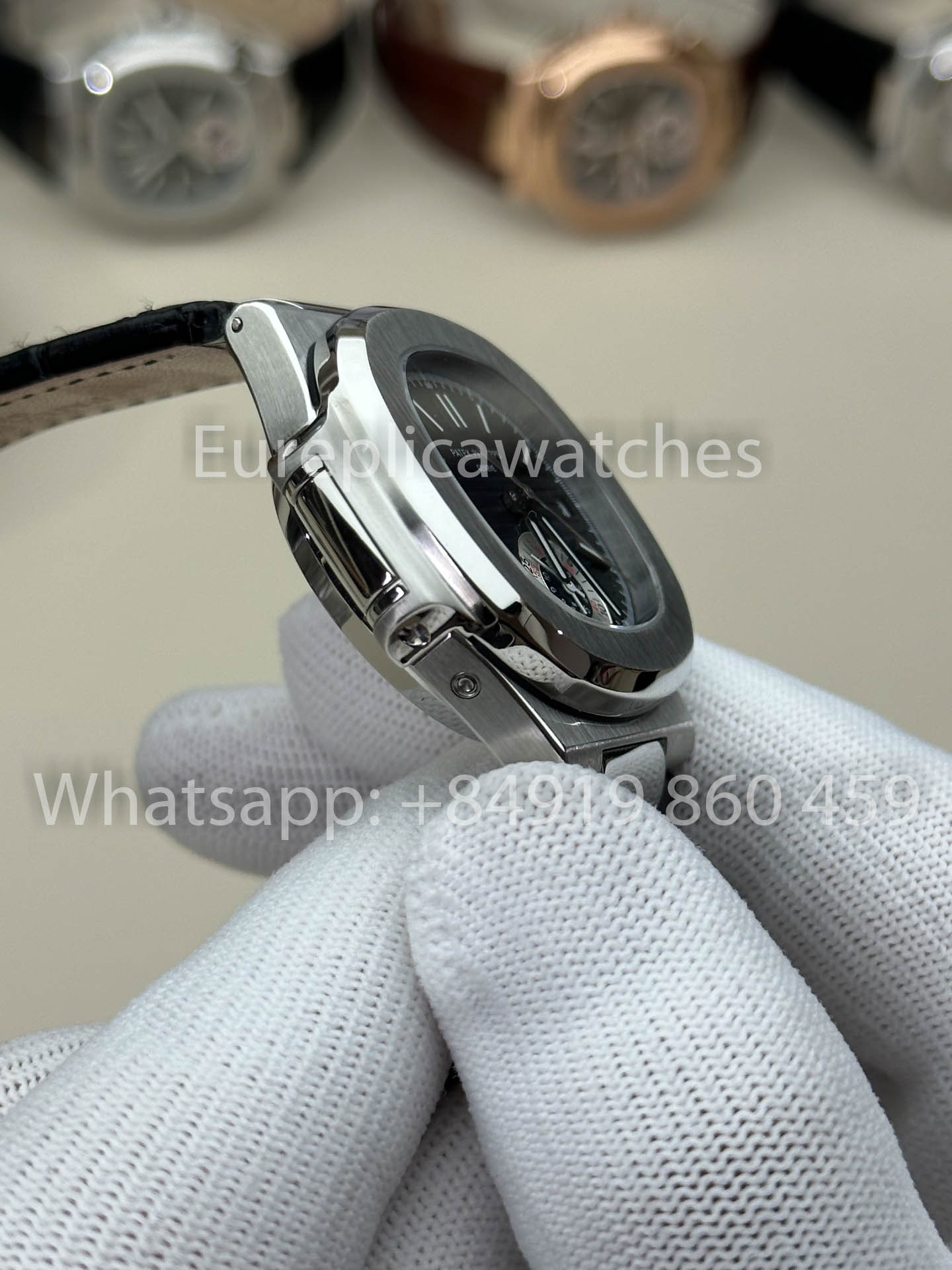 Patek Philippe Nautilus 5980/1A-001 versión mejorada 1:1 3K Fabbrica V3 Upgraded Pelle cinturino