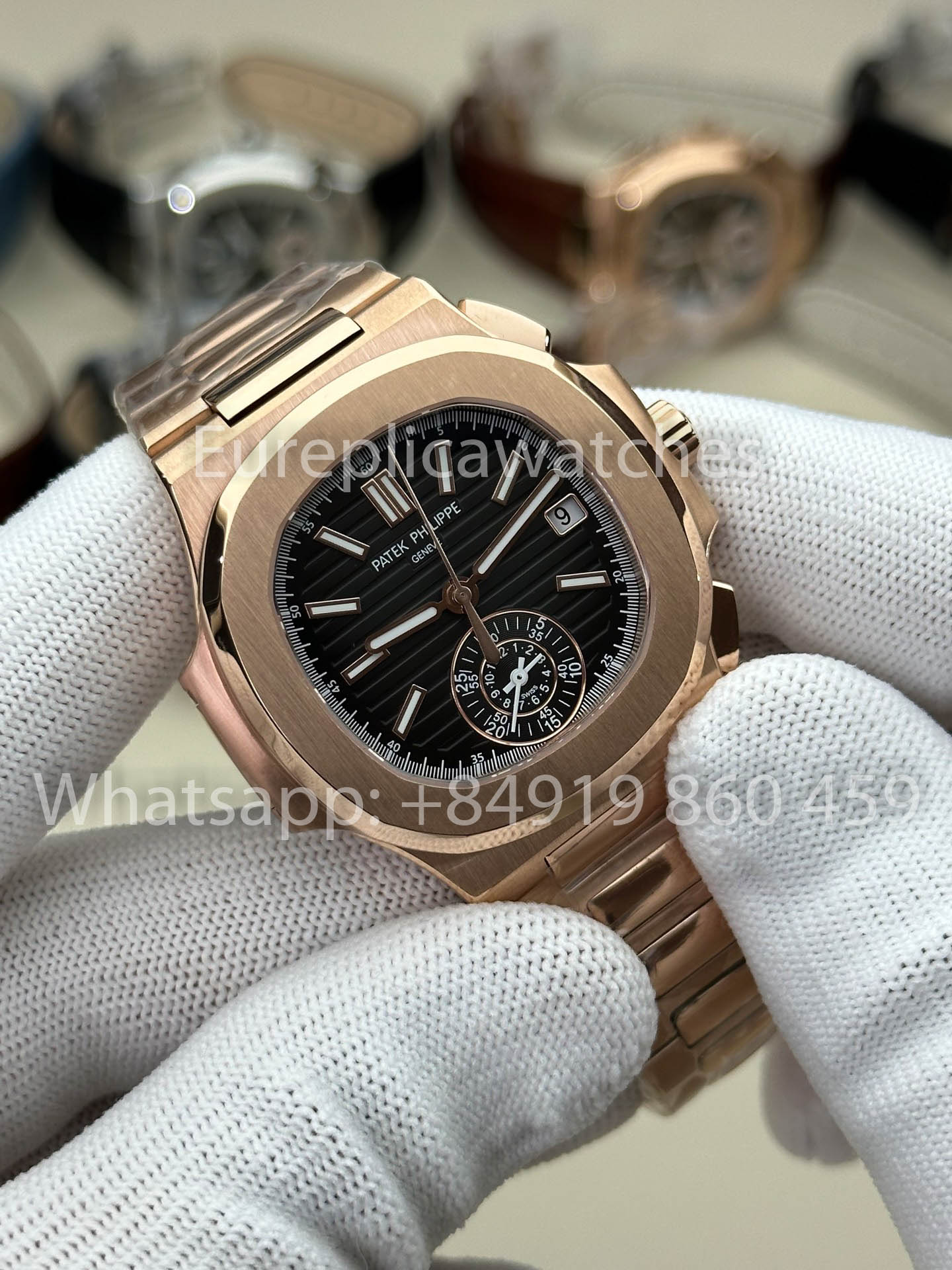 Patek Philippe Nautilus 5980-1A-001 versione migliore 1:1 3K Fabbrica V3 Upgraded Edizione quadrante nero