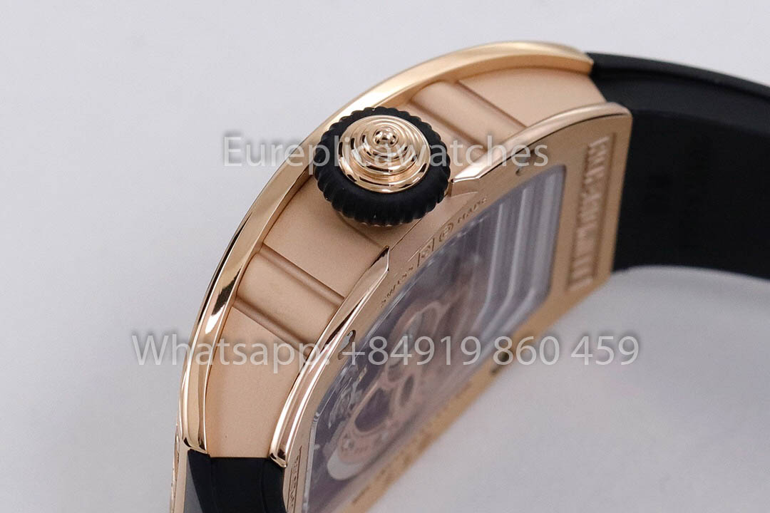 replica Richard Mille RM 07-01 Black cinturino Rose Gold 1:1 Super Clone ZF Fabbrica