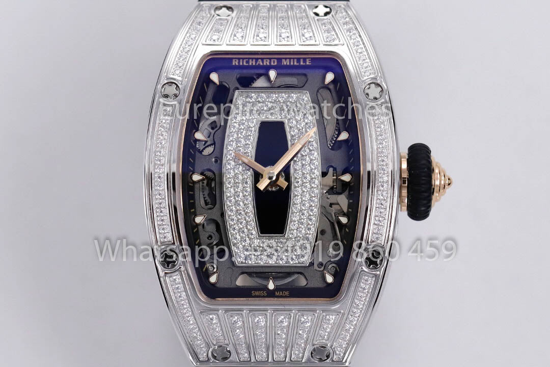 replica Richard Mille RM 07-01 Black cinturino 1:1 Super Clone ZF Fabbrica