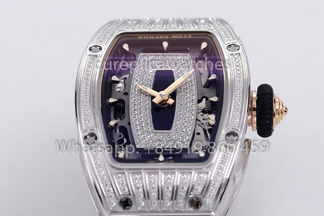 replica Richard Mille RM 07-01 Black cinturino 1:1 Super Clone ZF Fabbrica