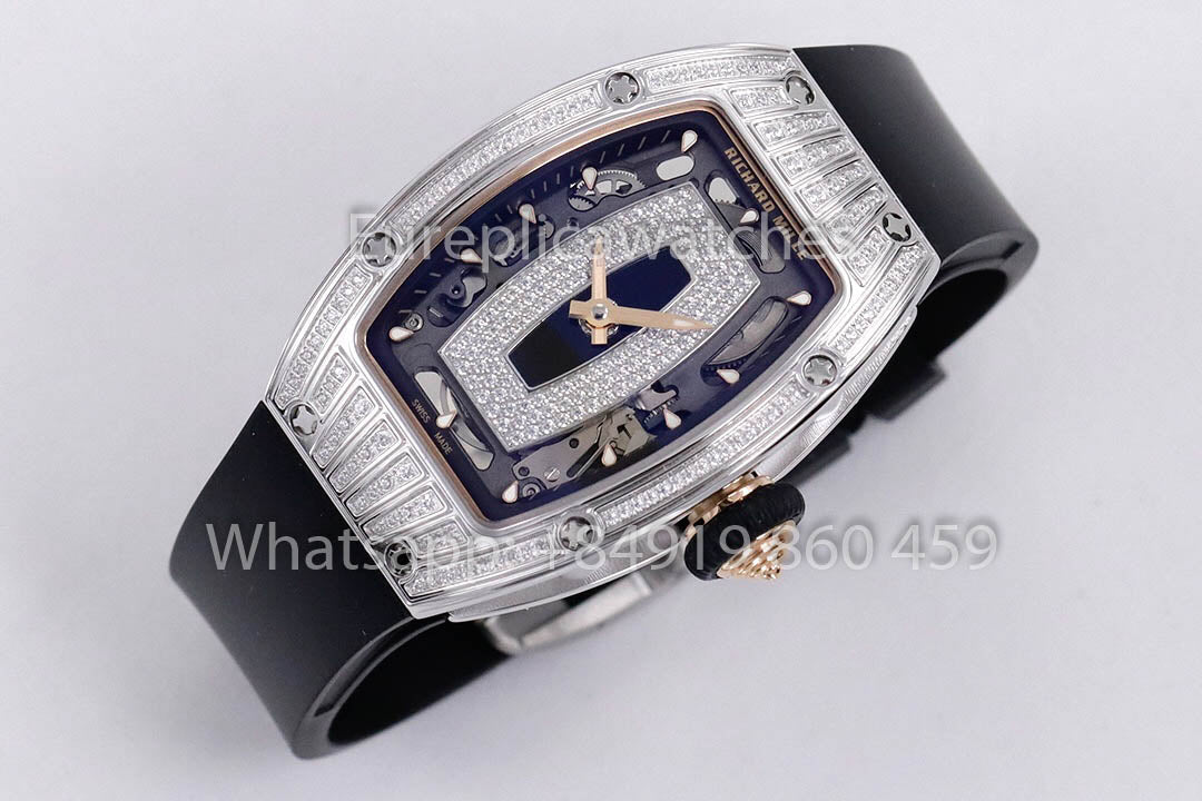 replica Richard Mille RM 07-01 Black cinturino 1:1 Super Clone ZF Fabbrica