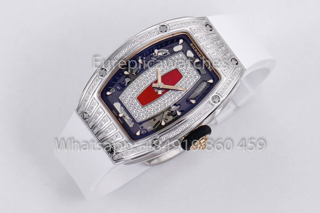 replica Richard Mille RM 07-01 White cinturino 1:1 Super Clone ZF Fabbrica