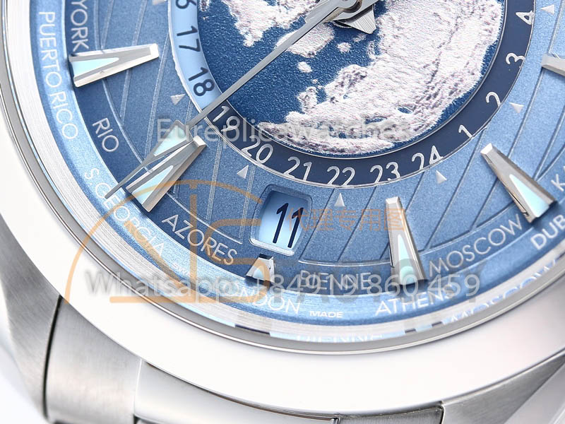 [Sale Off] Omega Seamaster Aqua Terra GMT Worldtimer 210.30.44.51.06.001  VS Fabbrica 1:1 Best Clone