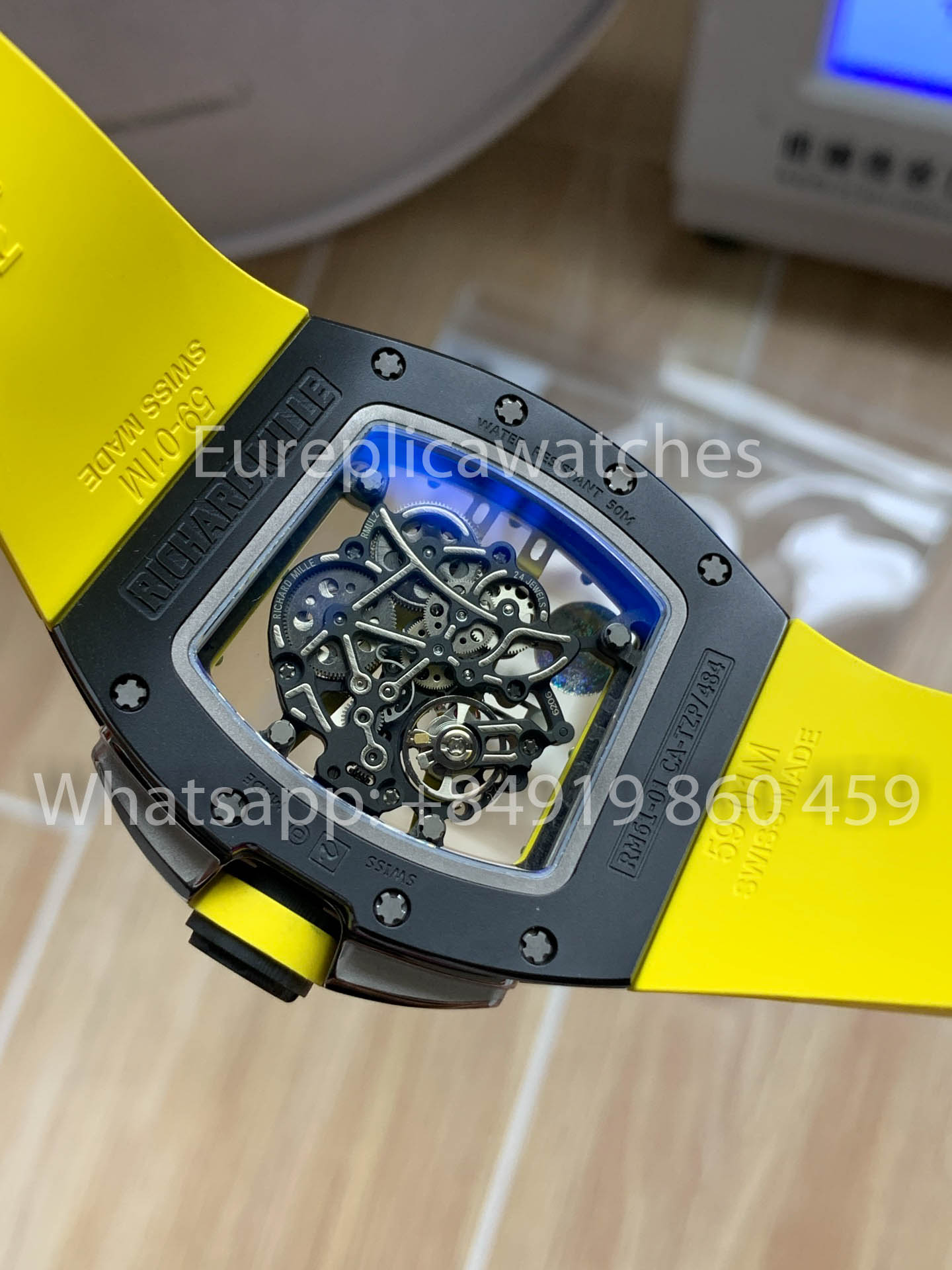 Richard Mille RM 61-01 ceramica Orange cinturino versione migliore 1:1 APS Fabbrica