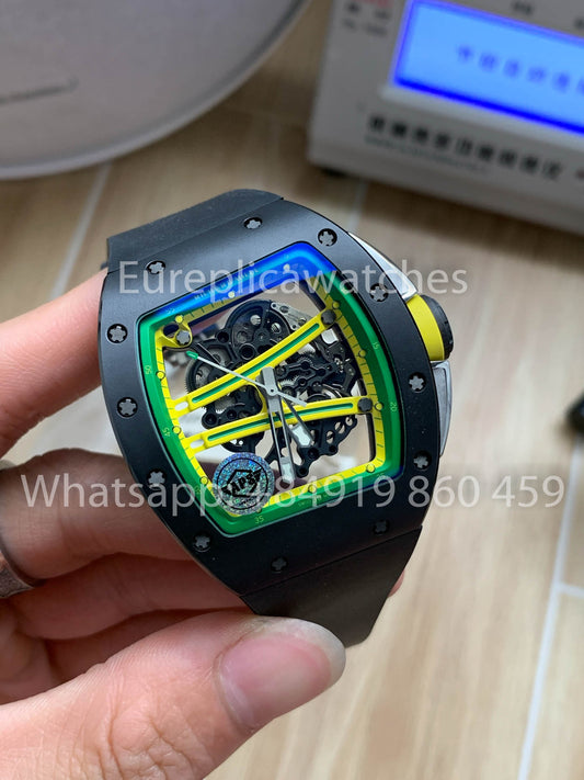Richard Mille RM 61-01 ceramica Nero cinturino versione migliore 1:1 APS Fabbrica