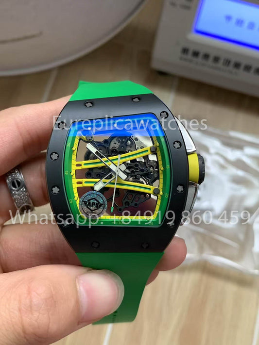 Richard Mille RM 61-01 ceramica Verde cinturino versione migliore 1:1 APS Fabbrica