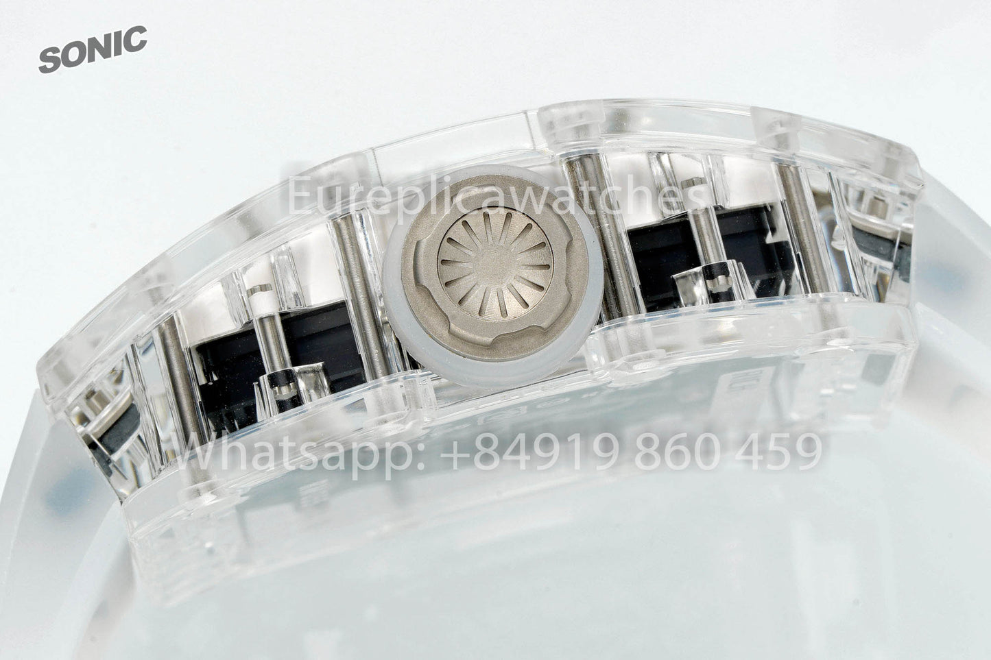 RICHARD MILLE RM055 AET REMOULD Transparente cinturino versão melhor 1:1 Sonic Fabbrica