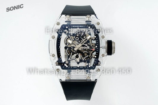 RICHARD MILLE RM055 AET REMOULD Black cinturino versione migliore 1:1 Sonic Fabbrica
