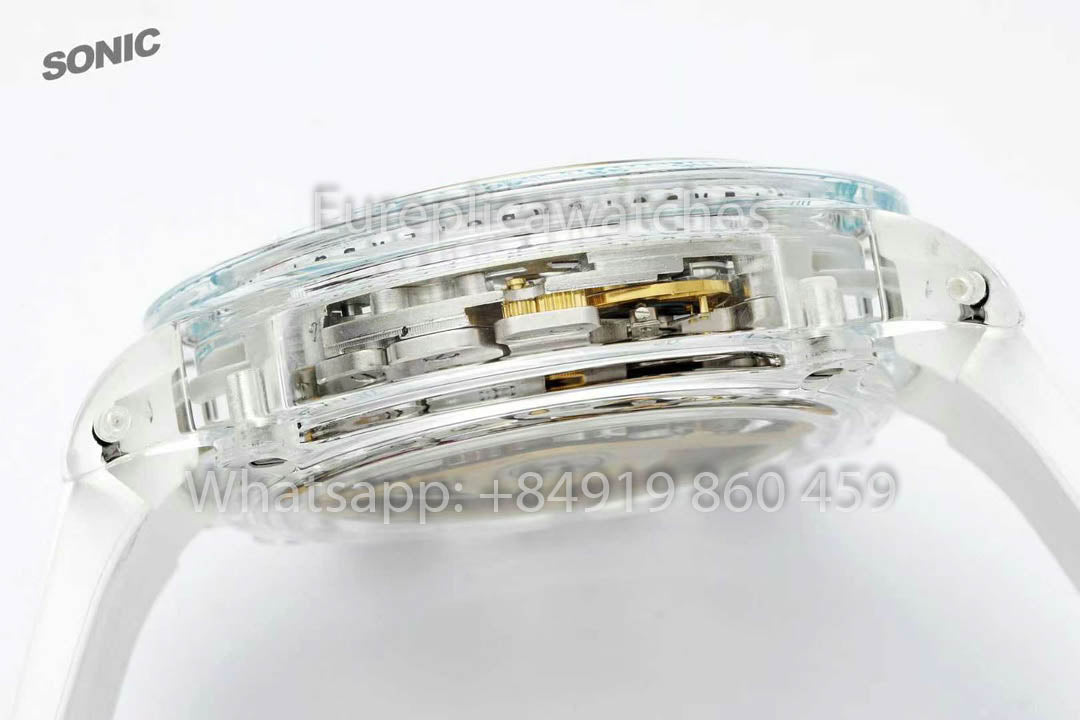 Rolex Ice Blue Skeleton Daytona versione migliore 1:1 Sonic Fabbrica Custom Edition