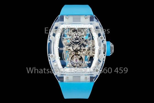 Richard Mille RM 56-01 Tourbillon versione migliore 1:1 Blue cinturino