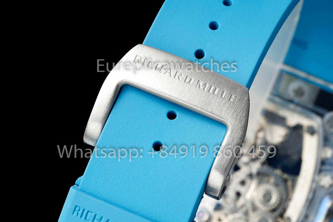 Richard Mille RM 56-01 Tourbillon versione migliore 1:1 Blue cinturino